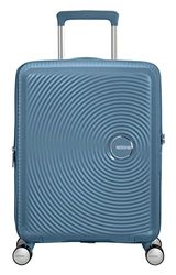 American Tourister Spinner EXP TSA Sound Box Stone Blue 55 Unisex volwassenen, blauw (Stone Blue), 55, koffer, blauw (Stone Blue), 55, koffer