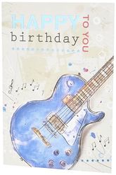 Piccadilly Greetings Group Ltd Modern Birthday Card Birthday - 7 x 5 inches - Piccadilly Greetings,grey|black|blue