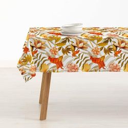 BELUM | Stain Resistant Tablecloth Size 100 x 155 cm - Extra Soft Touch Tablecloth Colour Multicolor - Tablecloth 100% Made in Spain Fabric 100% Organic Cotton - Tablecloth Model 0120-384