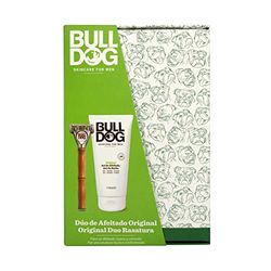 Bulldog Skincare For Men - Confezione Regalo "Shave Duo" - Contiene 1 Rasoio in Bamboo e 1 Gel da Rasatura