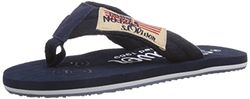 s.Oliver 57110 Uniseks Teenslippers voor volwassenen, Blauw Navy 805, 40 EU