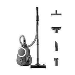 Toshiba påslös golvdammsugare VC-BL070C (K), justerbar teleskopdammsugare med HEPA-filter, svart, 1,8 l