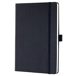 SIGEL CO701 Weekly planner, undated, in English, A5, hardcover, Black - Conceptum