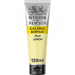 Winsor & Newton - Pintura Acrílica , 120 ml, Amarillo (Pale Lemon)