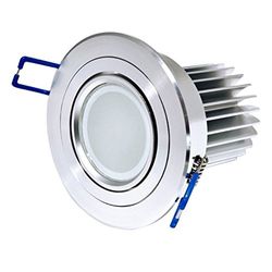 Synergy 21 S21-led-tom01089 indoor recessed spot 12 W a + zilver lichtpunt - lichtspot (zilver, binnen, recessed spot, aluminium, doorschijnend, ca.)