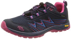 Brütting Chesna Low Cross Country Running Shoe, Marine/Blau/Pink, 11.5 UK Child