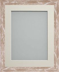 Frame Company Camber Range Brown Picture Photo Frame with Ivory Size, 10x8-inch Mounted for 6x4-inch Image