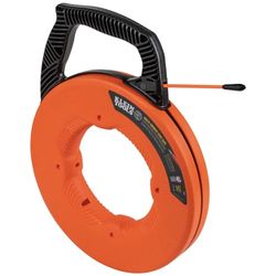 KLEIN TOOLS 56382 Visband, multi-groef glasvezeldraadtrekker met nylon punt, geoptimaliseerde behuizing en handvat, oranje/zwart, 15 m