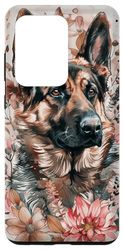 Galaxy S20 Ultra GERMAN SHEPHERD DOG Ornamental Watercol Dog Lover Case