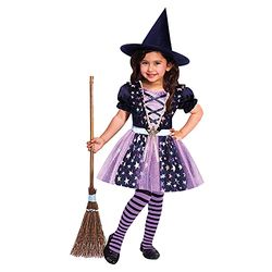 Amscan 9911958 - Flickor stjärnljus häxa klänning halloween kostym 4-6 år