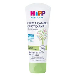 HiPP - Baby Care - dagelijkse wisselcrème, beschermende en rustgevende crème voor het verschonen van luiers bij pasgeborenen, voor de gevoelige huid, met biologische amandelolie en zinkoxide, 1 stuk
