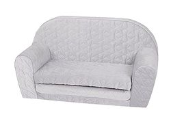 Knorrtoys 68461 Cosy Canapé pour Enfant Gris