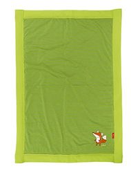 Sigikid Fuchs Forest Fox 39690 Couverture de Jeu et d'éveil en Jersey de Coton avec Rembourrage Doux, pour bébés et Enfants de 0 à 4 Ans, Vert, 100 x 70 x 1 cm
