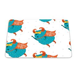 Questo Casa, Tapis de Souris rectangulaire avec Impression numérique - Dessous antidérapant - pour Le Bureau et la Maison - Dimensions : 22 x 18 cm