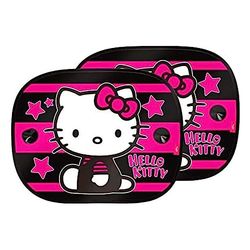 Hello Kitty KIT4051 - 1 conjunto de 2 cortinas laterais guarda-sol carro