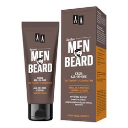 AA Men Beard - Crema facial todo en uno, 50 ml