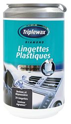 Salviette in plastica in scatola Triplewax, 20 salviette profumate agli agrumi (confezione da 1)
