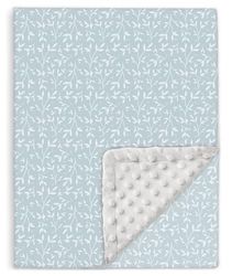 Couverture Bébé Et Enfant en Minky Douce Et Coton Oeko Tex pour Lit Bebe - 100x135 Cm - Couverture Enfant Maternelle pour Sieste - Plaid Bebe - Cadeau Naissance Fille Ou Garçon - Couette Bébé Hiver