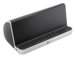 KitSound podio Bluetooth universale Sistema di altoparlanti con 3,5 mm Jack compatibile con iPhone 3/3 G/3GS/4/4S/5/5S/5C, iPad 2/3/4/Mini/Air, iPod Touch 5th Generazione, Samsung Galaxy S2/S3/S4, Galaxy Tab 2/3 e Nexus 7