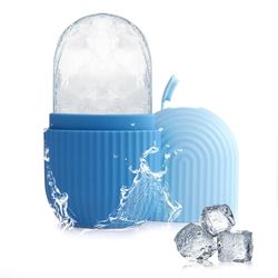 AiQInu Rullo di Ghiaccio Facciale,Ice Roller,riutilizzabile Eye Ice Massage Bellezza del viso Cura della pelle Impacco di ghiaccio Restringe i pori,antirughe,riduce il gonfiore,migliora l'elasticità