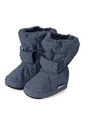 Sterntaler baby-bootees, Boys’ Crawling Boots, Blue (Blue Melange 5101810), 17/18 EU