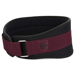 Harbinger Nylon gewichthefriem met flexibele ultralichte schuimkern, krachttrainingsapparatuur, zwart/merlot, 5 inch, XS