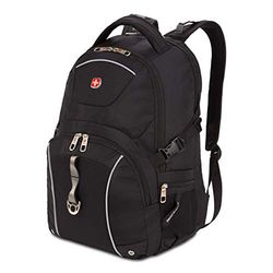 SwissGear 3258 Laptop Backpack Zaino per Computer Portatile, Nero, 18.5-inch Uomo