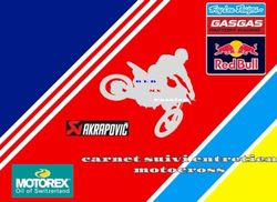 Carnet suivi entretien motocross