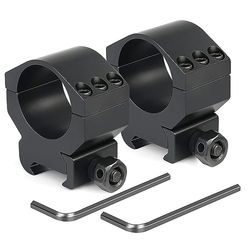 Feyachi 1 inch Scope Mounts Ring, Low Profile Picatinny Mounts voor 20mm / 22mm Picatinny/Weaver Rails