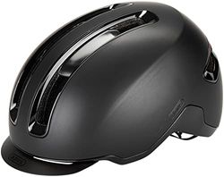 ABUS Urban Helm HUD-Y à LED arrière magnétique rechargeable & fermeture magnétique - casque de vélo cool pour usage quotidien - pour hommes et femmes