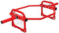 Signature Fitness Olympische 2-Inch Hex Gewichtheffen Trap Bar, 500LB Capaciteit, Rood