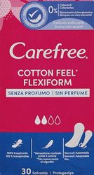 Carefree Salvaslips Flexiform White 30 unidades