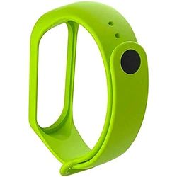 Cool armband voor Xiaomi Mi Band 5/6/7/Amazfit Band 5, effen, groen, Eén maat, Siliconen, 0