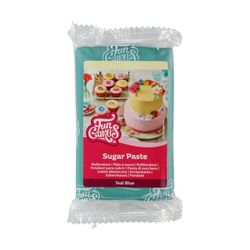 FunCakes Pasta di Zucchero Teal Blue, Facile da Usare, Liscia, Flessibile, Morbida e Flessibile, Facile per la Decorazione di Torte, Halal, Kosher e Senza Glutine, 250 g, Confezione da 1
