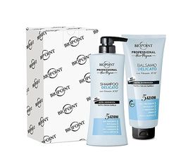 Biopoint Professional Hair Program - Kit DELICATO per Lavaggi Frequenti in 2 Step, contiene Shampoo 400 ml + Balsamo 350ml, Idrata e Nutre i capelli in soli 2 minuti di posa