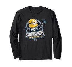 Minions Despicable Me 4 AVL Bad Decisions Maglia a Manica