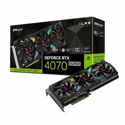 PNY VCG4070S12TFXXPB1-O RTX 4070 Super 12GB GDDR6X Graphics Card