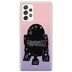 ERT GROUP etui na telefon Samsung A72 5G, case oryginalny i oficjalnie licencjonowany przez Star Wars, wzór R2D2 005, optymalnie dopasowane, plecki z TPU