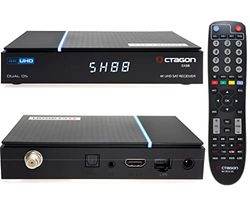 OCTAGON SX88 V2 (Versie 2) 4K UHD S2 IP 1xDVB-S2 E2 Linux Smart TV satellietontvanger, Multiboot SW: Define OS + E2 Linux, H.265, Sat to IP, Kaartlezer, Multiroom, YouTube, Mediatheek, Web-Radio, HD H