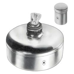 Hammacher 18/8 roestvrijstalen spirituslamp, 80 mm buitendiameter