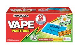 Vape,30 Piastrine Profumate alle Erbe, Protegge dalle Zanzare Comuni e Tigre, 12 Ore di Protezione in Ambienti chiusi e all'Aperto per Ogni Singola Piastrina