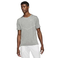 NIKE CZ9184-084 M NK DF Rise 365 SS Maglia Lunga Smoke Grey/Htr/Reflective Silv 4XL-T