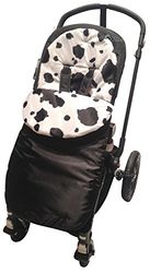 Animal Print gevoerde voetenzak/COSY TOES compatibel met BabyStyle Max/Oyster/TS2 koe