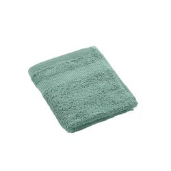 Douceur d'Intérieur, Elegance Celadon Guest Towel (30 x 50 cm) 100% Cotton Plain