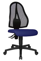 Topstar Open Point P bureaustoel, bureaustoel, stof, 58 x 48 x 111 cm, blauw