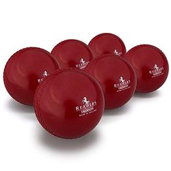 Readers Lot de 6 balles de Cricket Unisexes pour l'intérieur - 113,4 g - Rouge - pour Homme