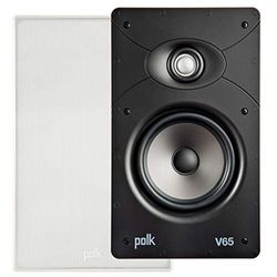 Polk Audio V 65 High Performance Rectangular Recessed Speaker - White