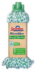 Spontex Materiali Mop di mcrofibre riciclate