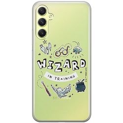 ERT GROUP mobiltelefonfodral för Samsung A34 5G originalt och officiellt licensierat Harry Potter mönster 242 optimalt anpassad till formen på mobiltelefonen, gedeeltelijk transparant