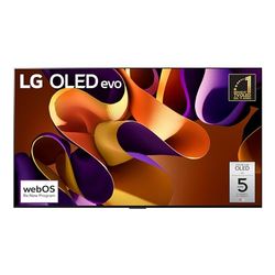 LG OLED evo 83'', Serie G4 2024, OLED83G45LW, Smart TV 4K, Staffa a muro inclusa, Processore α11, Brightness Booster Max, 60W, Dolby Vision, Wi-Fi 6, 4 HDMI 2.1 4K@144Hz, GSYNC, VRR, ThinQ AI, webOS22